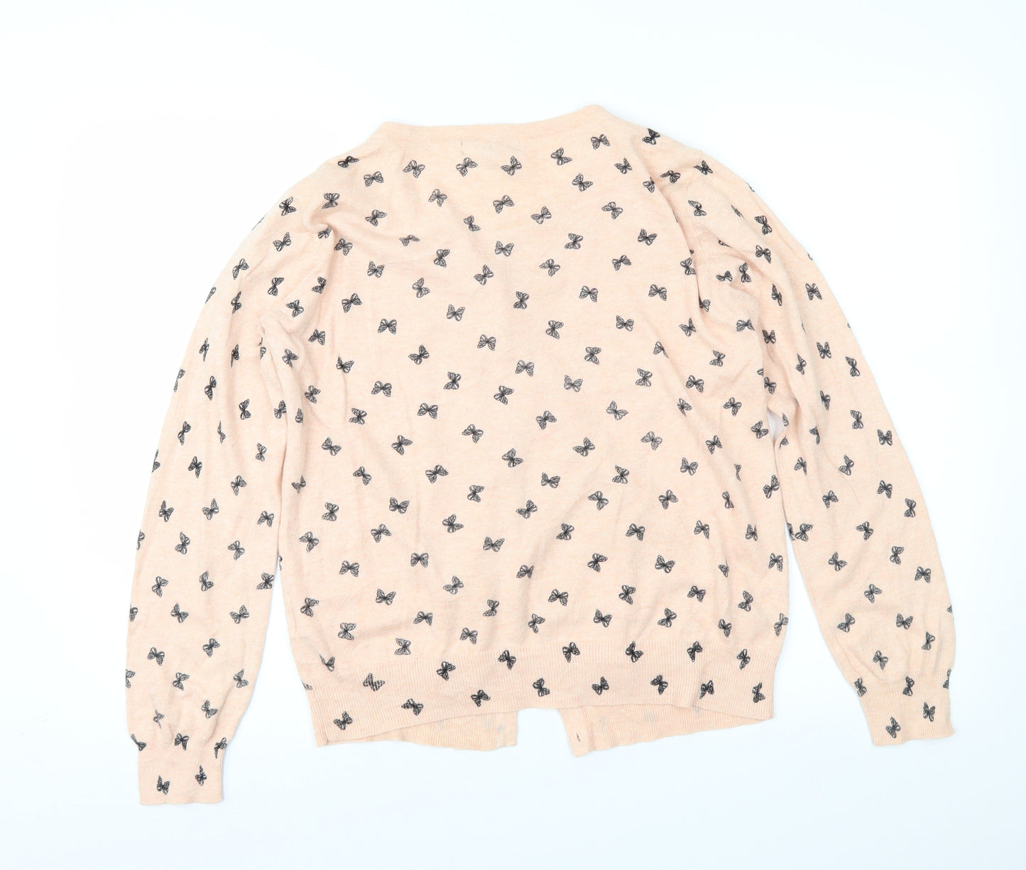 Atmosphere Womens Pink Geometric  Cardigan Jumper Size 14
