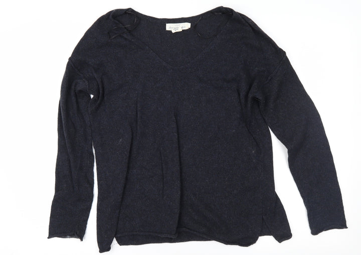 H&M Womens Blue Pullover Jumper Size XS