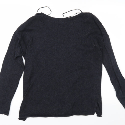 H&M Womens Blue   Pullover Jumper Size XS
