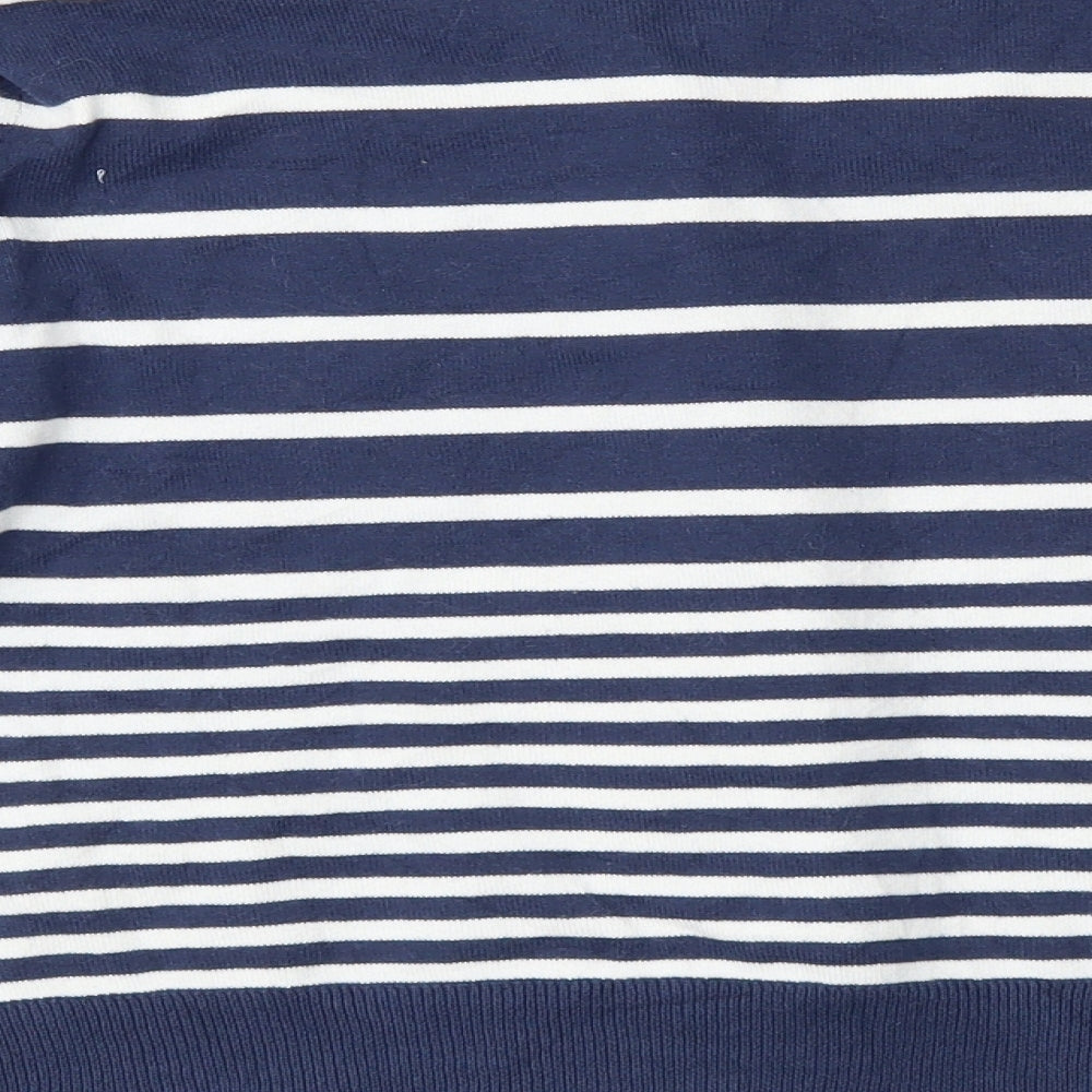 Atmosphere Womens Blue Striped  Cardigan Jumper Size 14