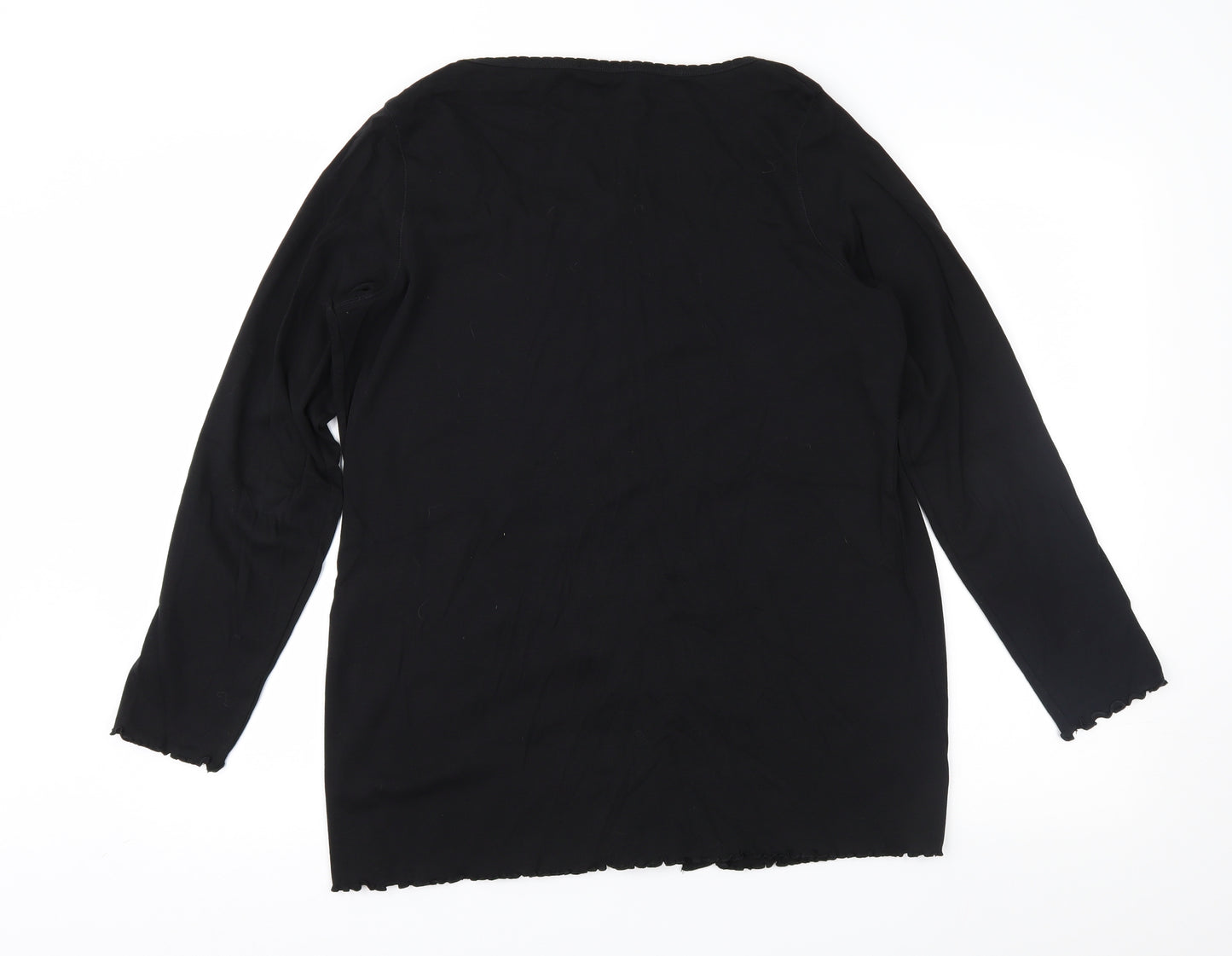 Marks and Spencer Womens Black   Cardigan Jumper Size 20