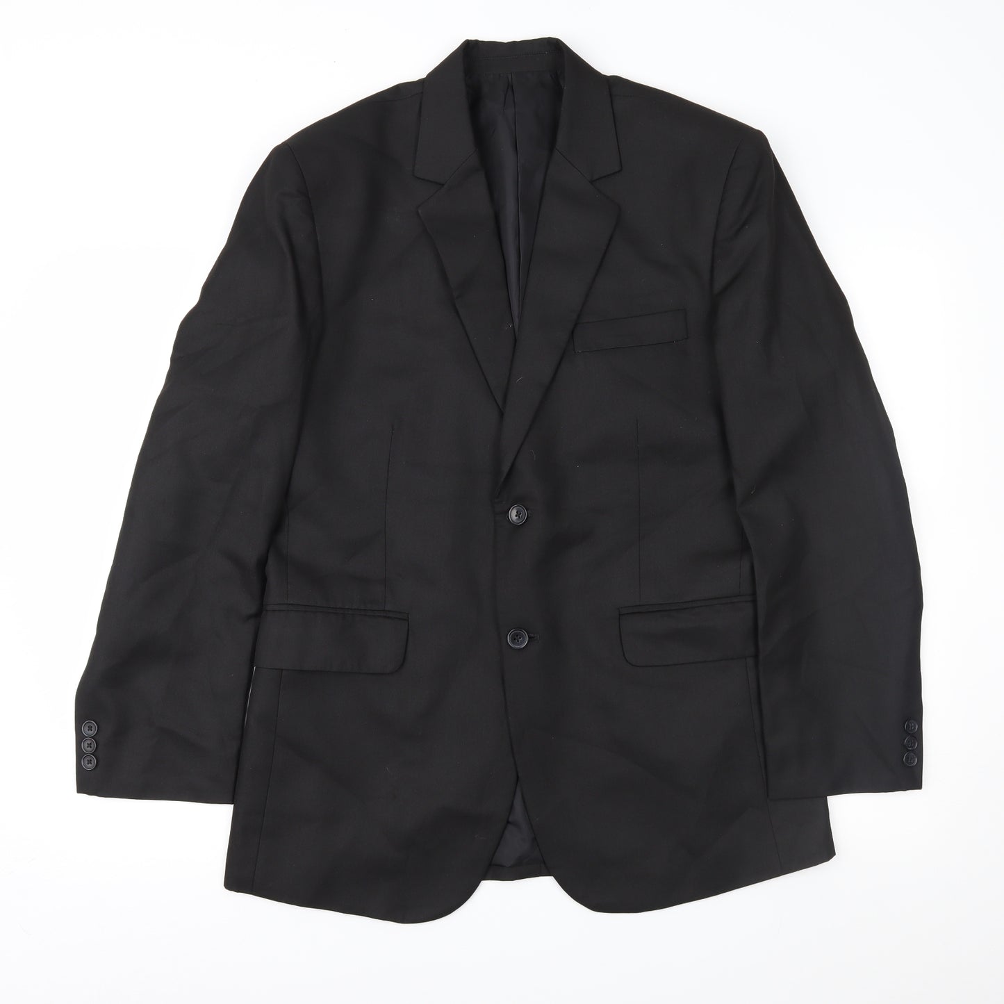 Outlaw Mens Black   Jacket Suit Jacket Size 38