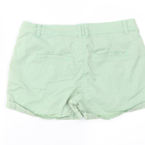 Preworn Womens Green   Hot Pants Shorts Size 34 in