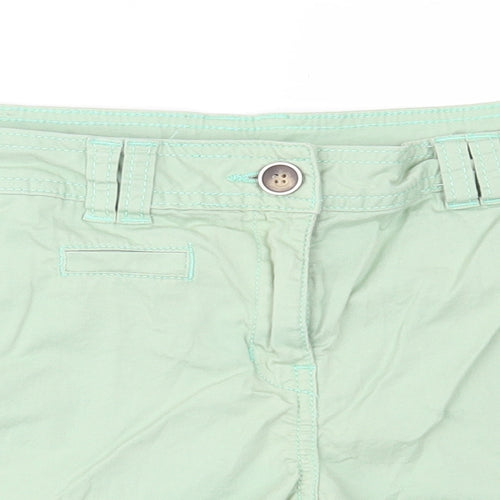 Preworn Womens Green   Hot Pants Shorts Size 34 in