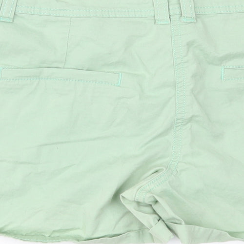 Preworn Womens Green   Hot Pants Shorts Size 34 in