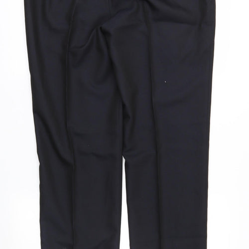 AAbhushan Mens Blue   Trousers  Size 38 in L31 in