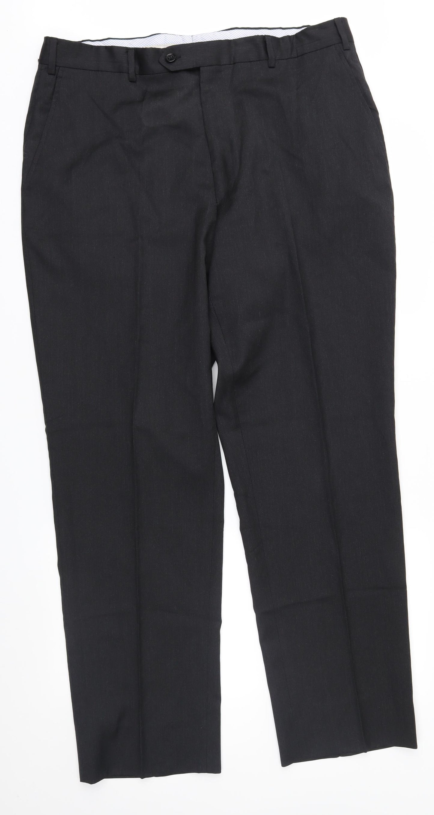 Kirkland Mens Grey   Trousers  Size 38 in L32 in