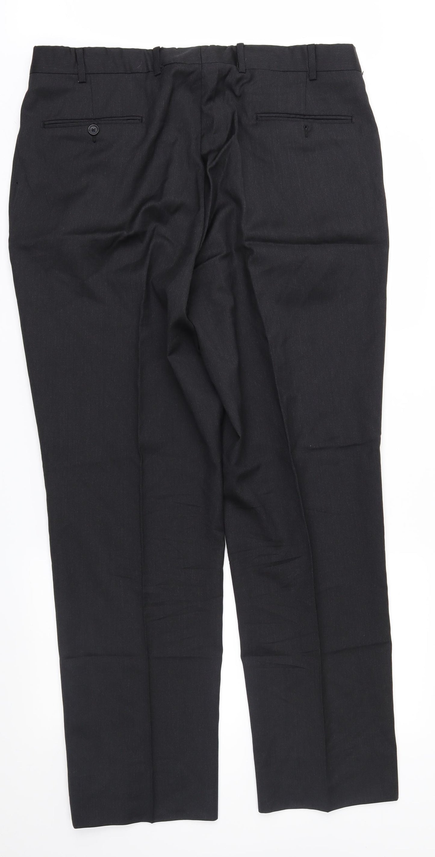 Kirkland Mens Grey   Trousers  Size 38 in L32 in