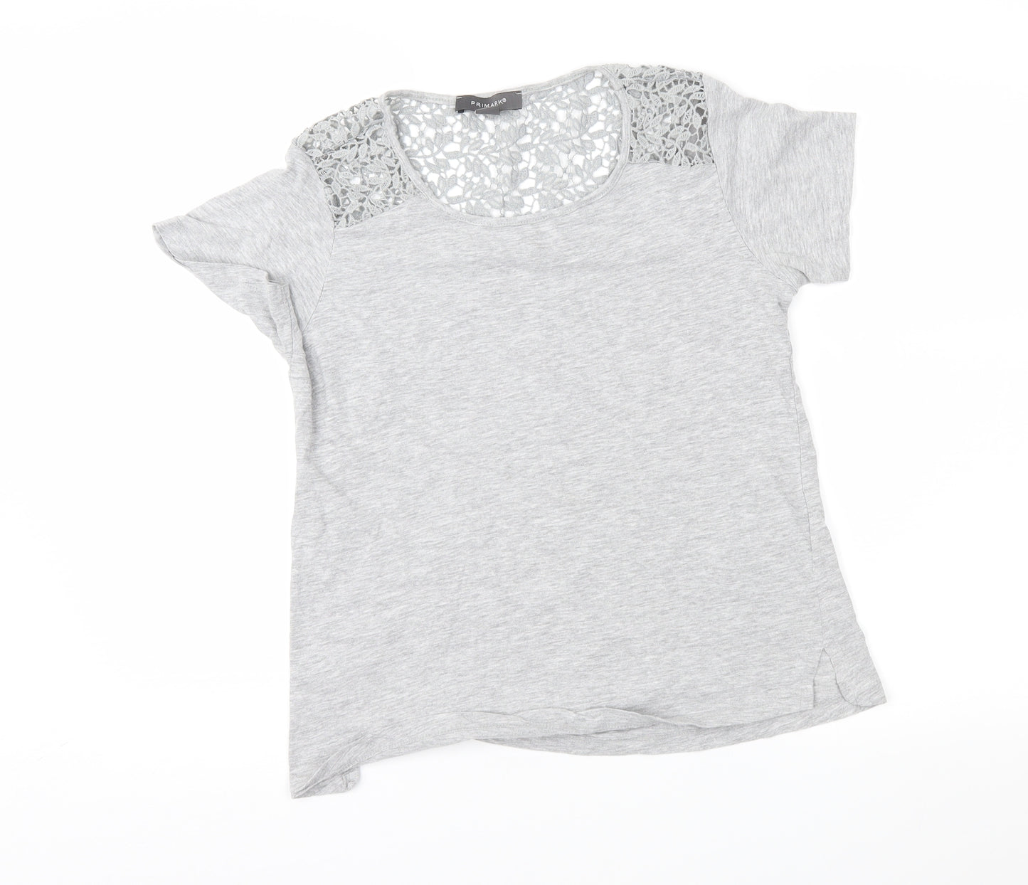 Primark Womens Grey   Basic T-Shirt Size 10