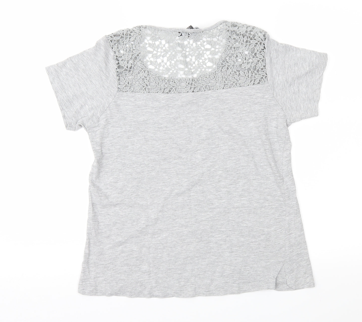 Primark Womens Grey   Basic T-Shirt Size 10