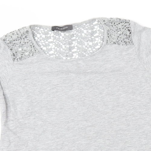 Primark Womens Grey   Basic T-Shirt Size 10