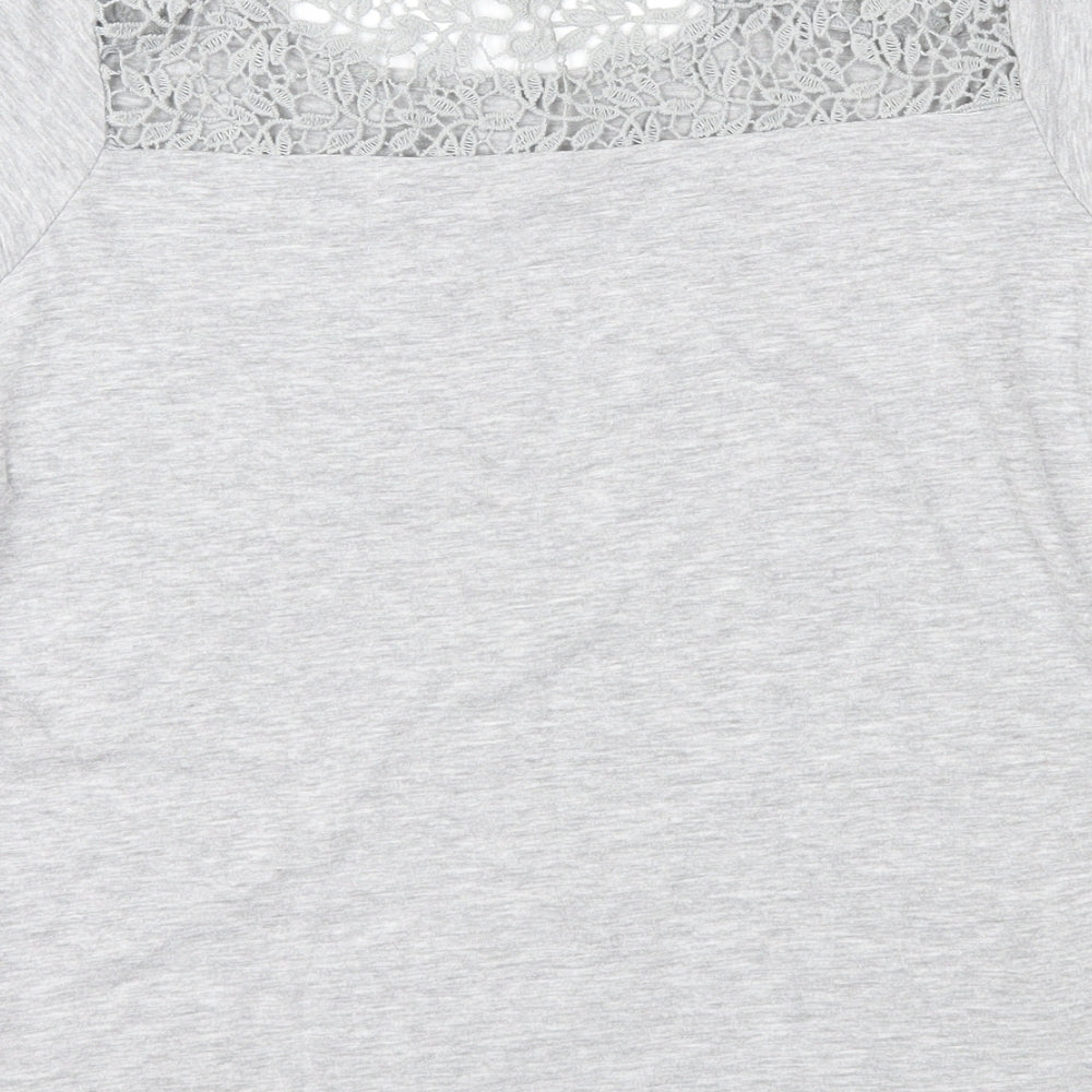 Primark Womens Grey   Basic T-Shirt Size 10