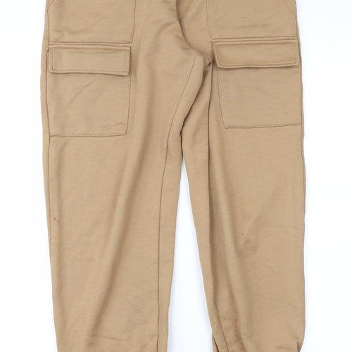 Marks and Spencer Womens Brown   Jogger Trousers Size 10 L26 in