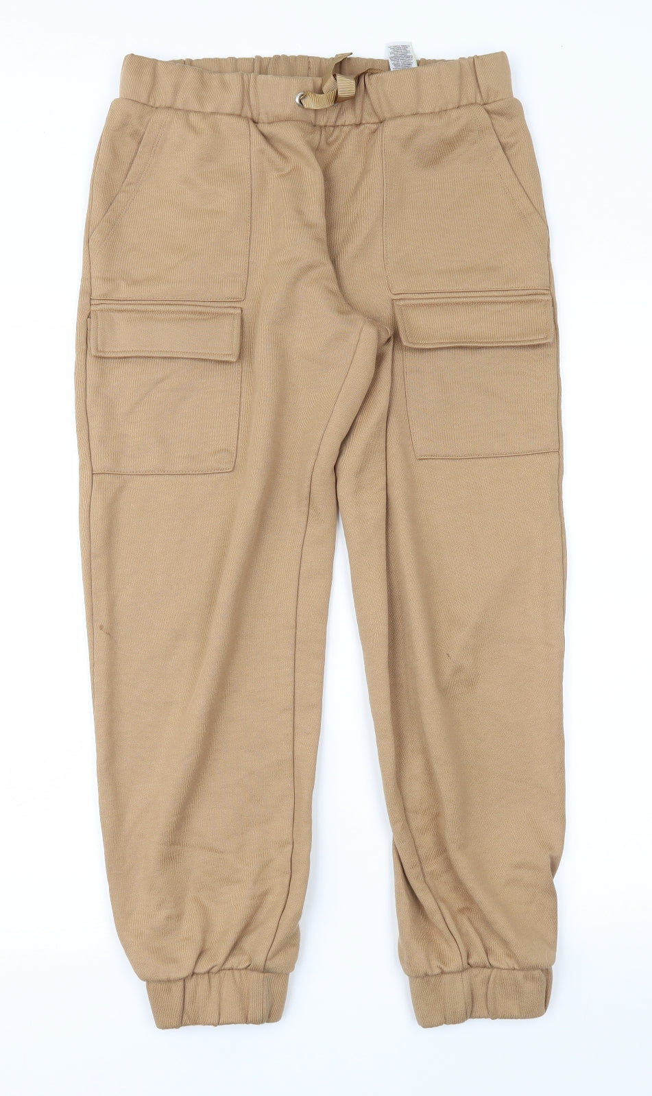 Marks and Spencer Womens Brown   Jogger Trousers Size 10 L26 in