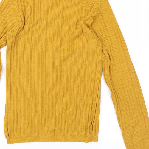 Primark Womens Yellow   Pullover Jumper Size S