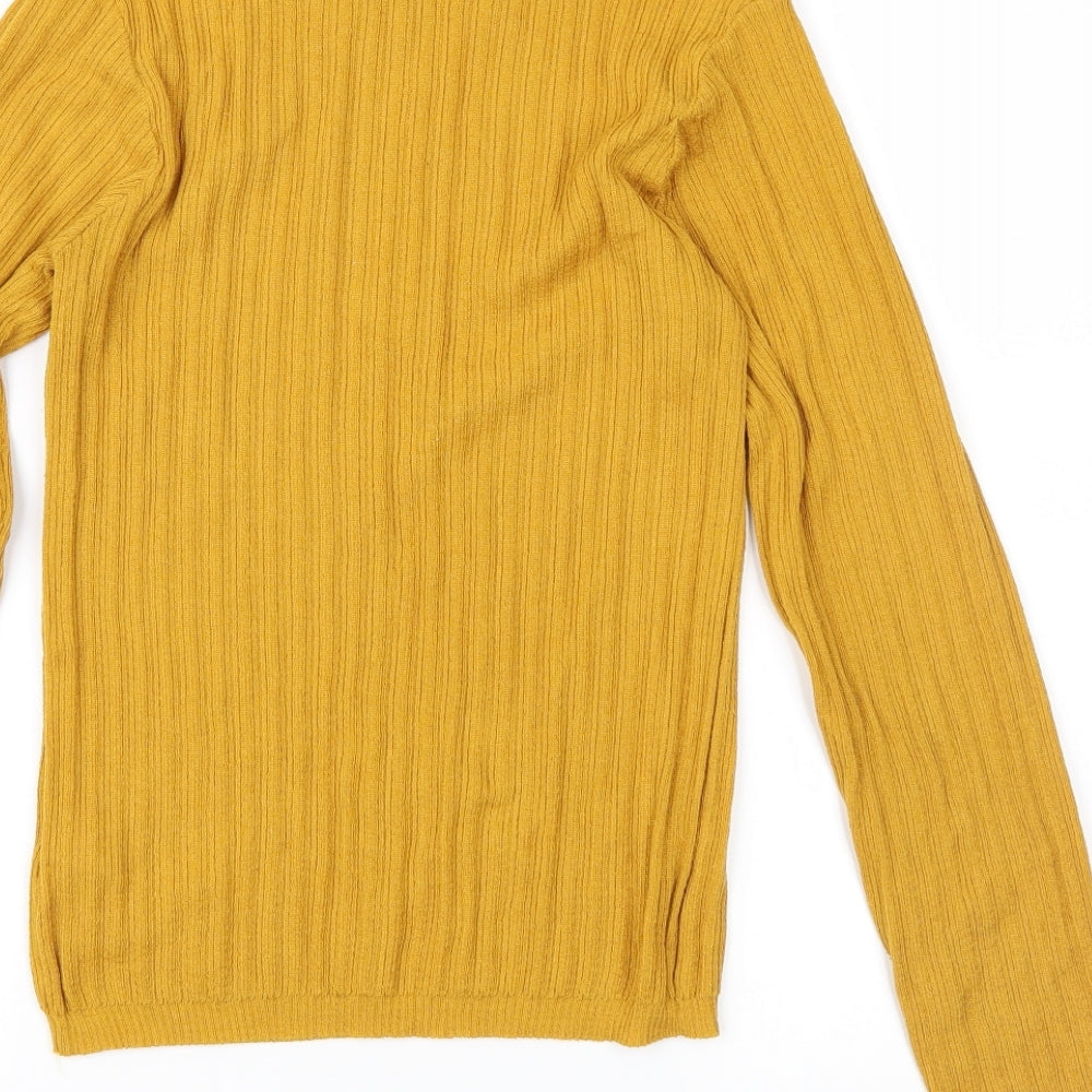 Primark Womens Yellow   Pullover Jumper Size S