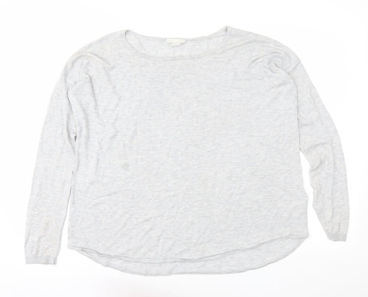 H&M Womens Grey Pullover Jumper Size M