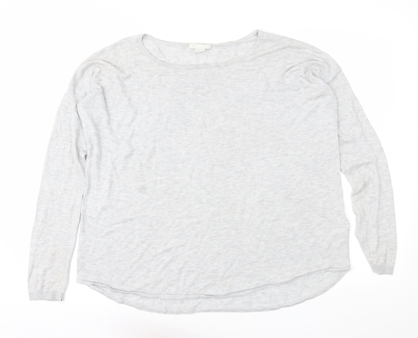 H&M Womens Grey   Pullover Jumper Size M