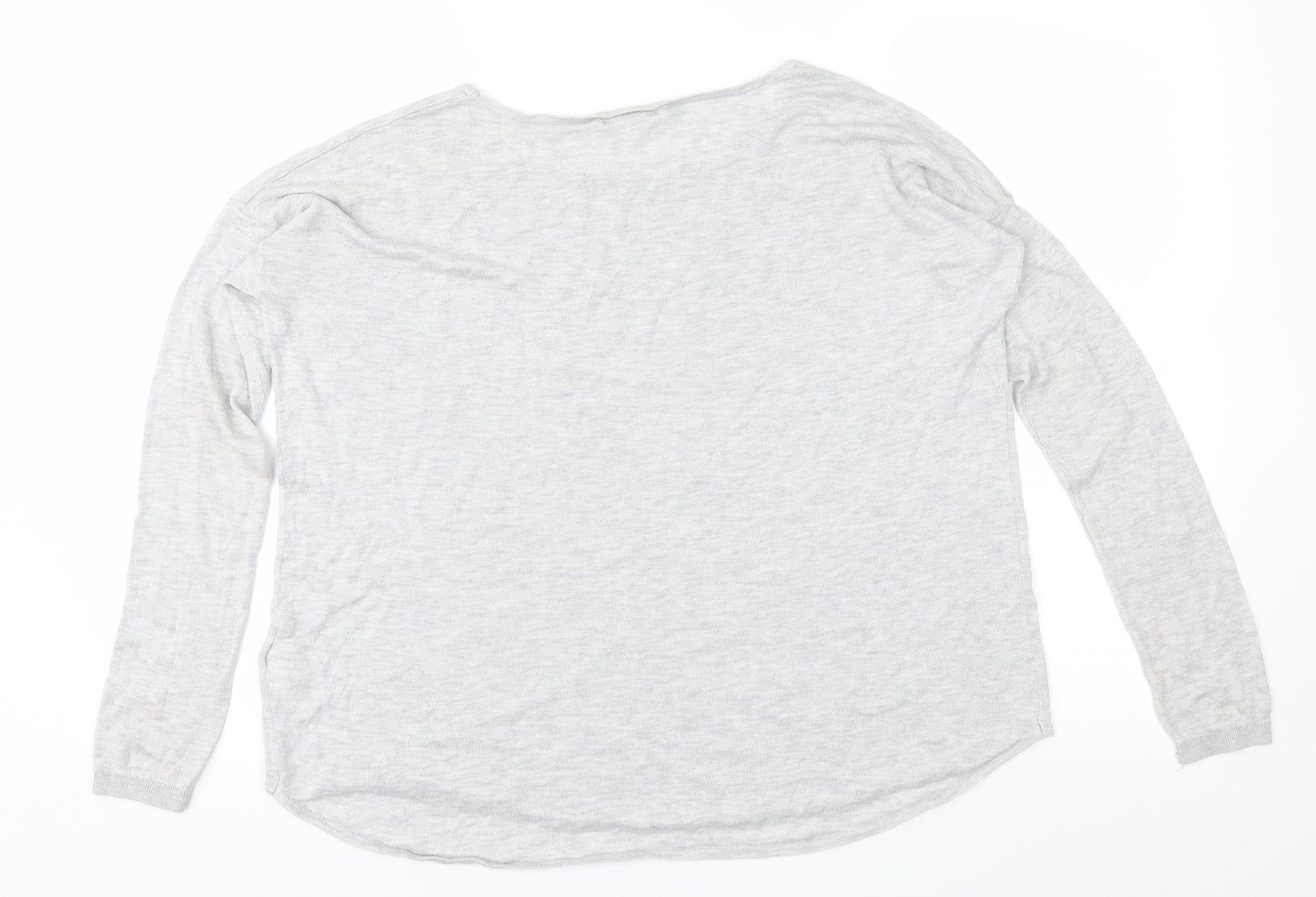 H&M Womens Grey   Pullover Jumper Size M