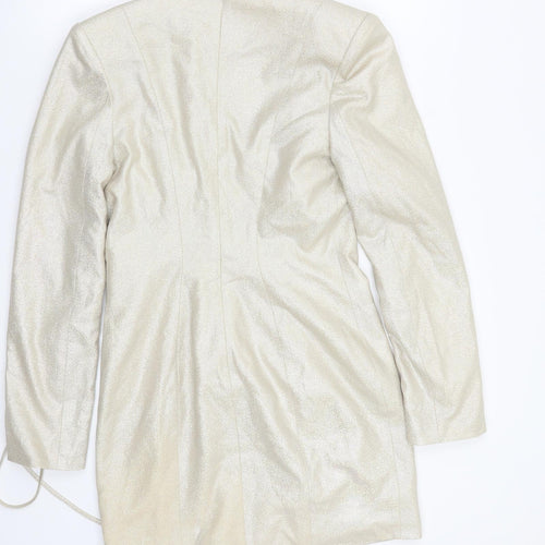 Misspap Womens Silver   A-Line  Size 14