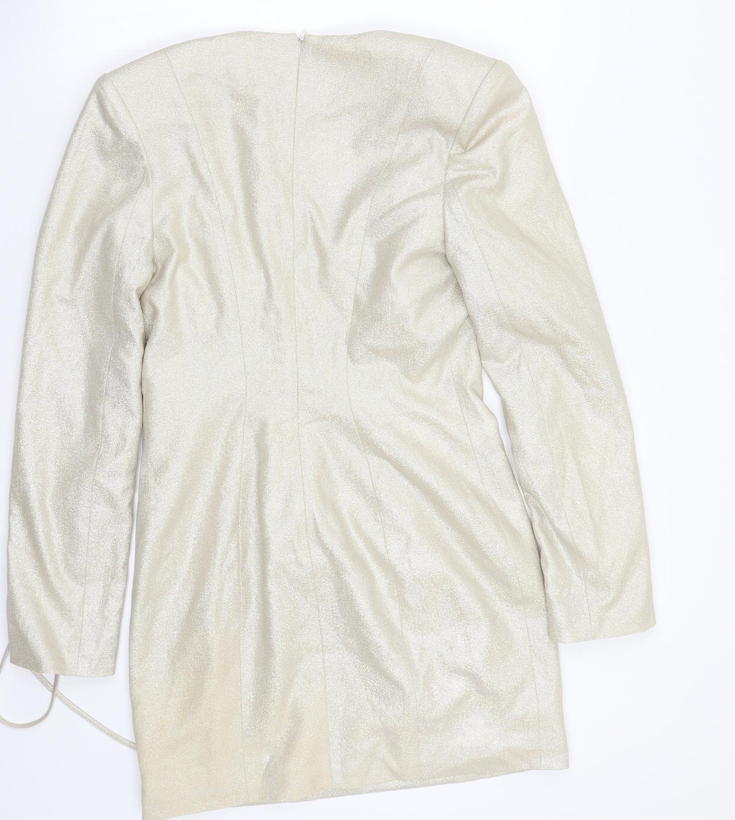 Misspap Womens Silver   A-Line  Size 14