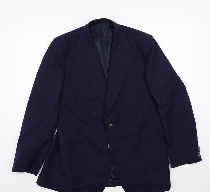 Preworn Mens Blue   Jacket Suit Jacket