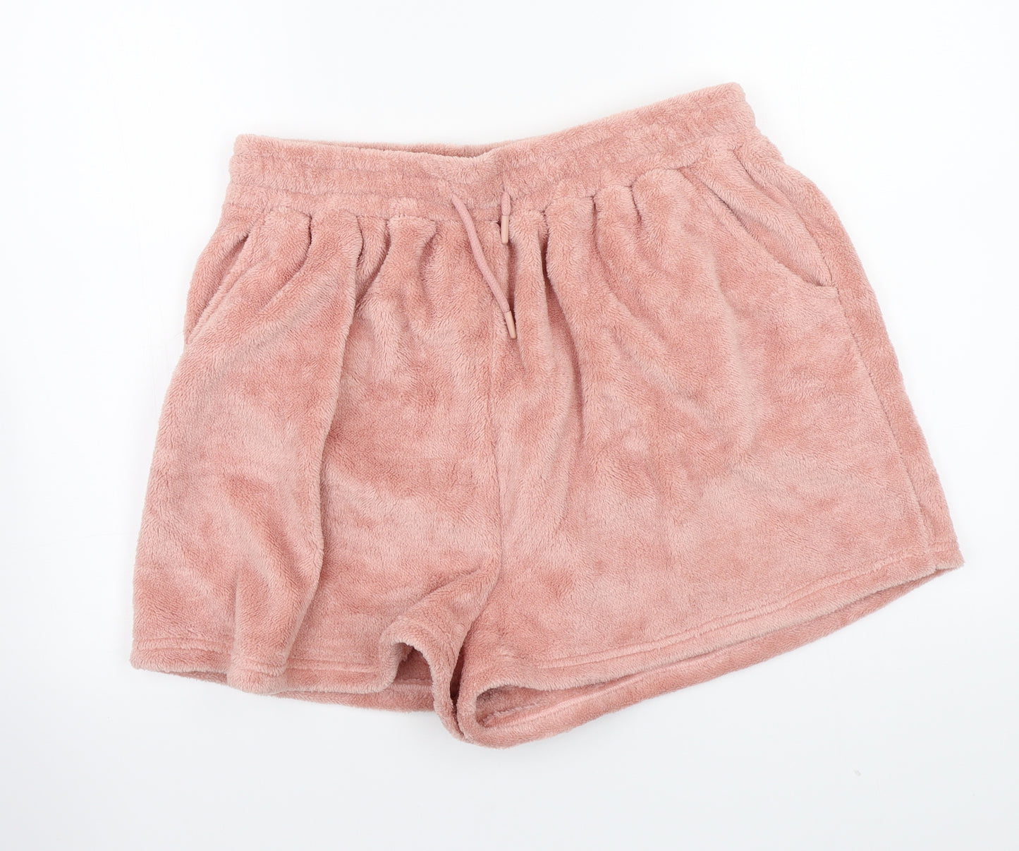 Boohoo Womens Pink   Sweat Shorts Size 16