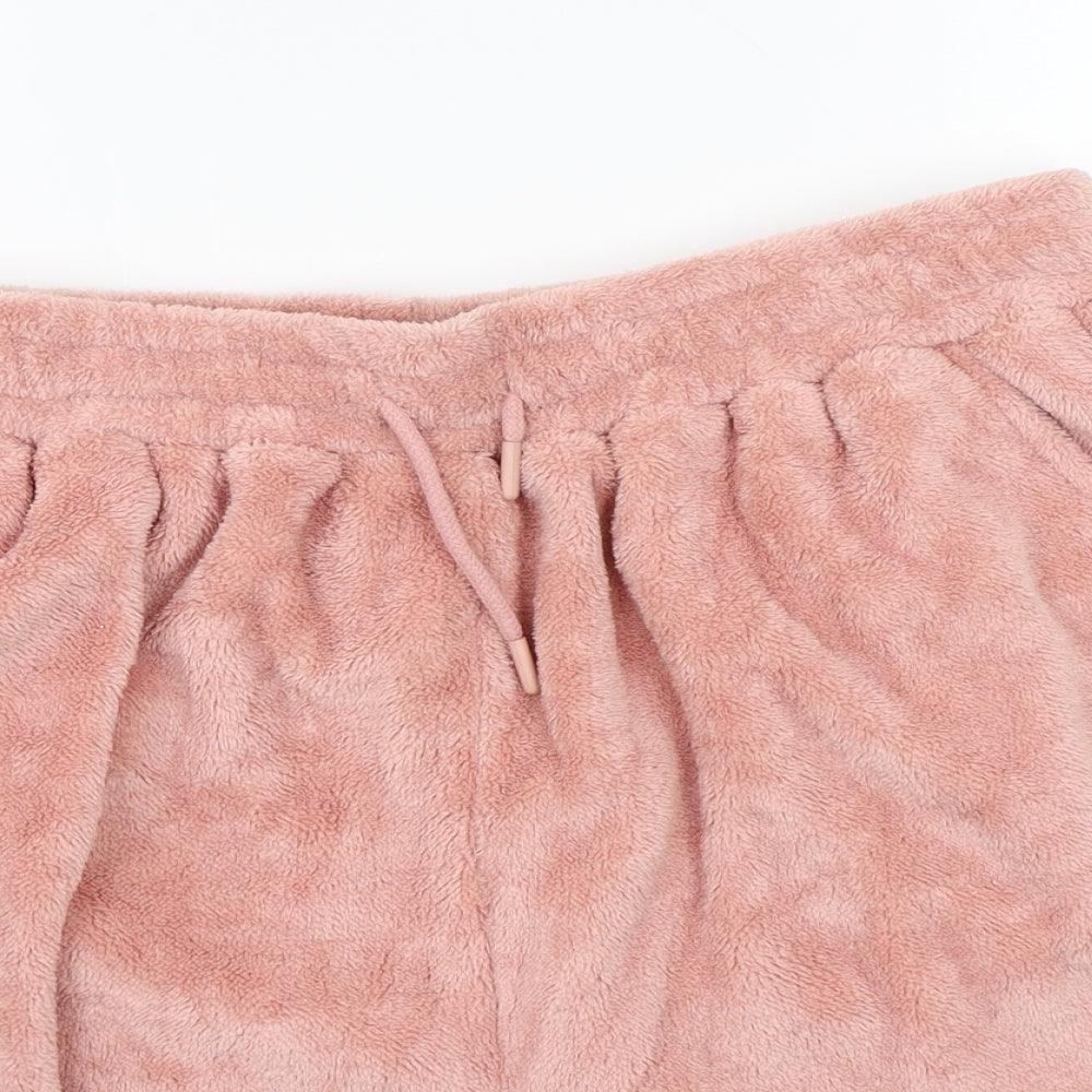 Boohoo Womens Pink   Sweat Shorts Size 16