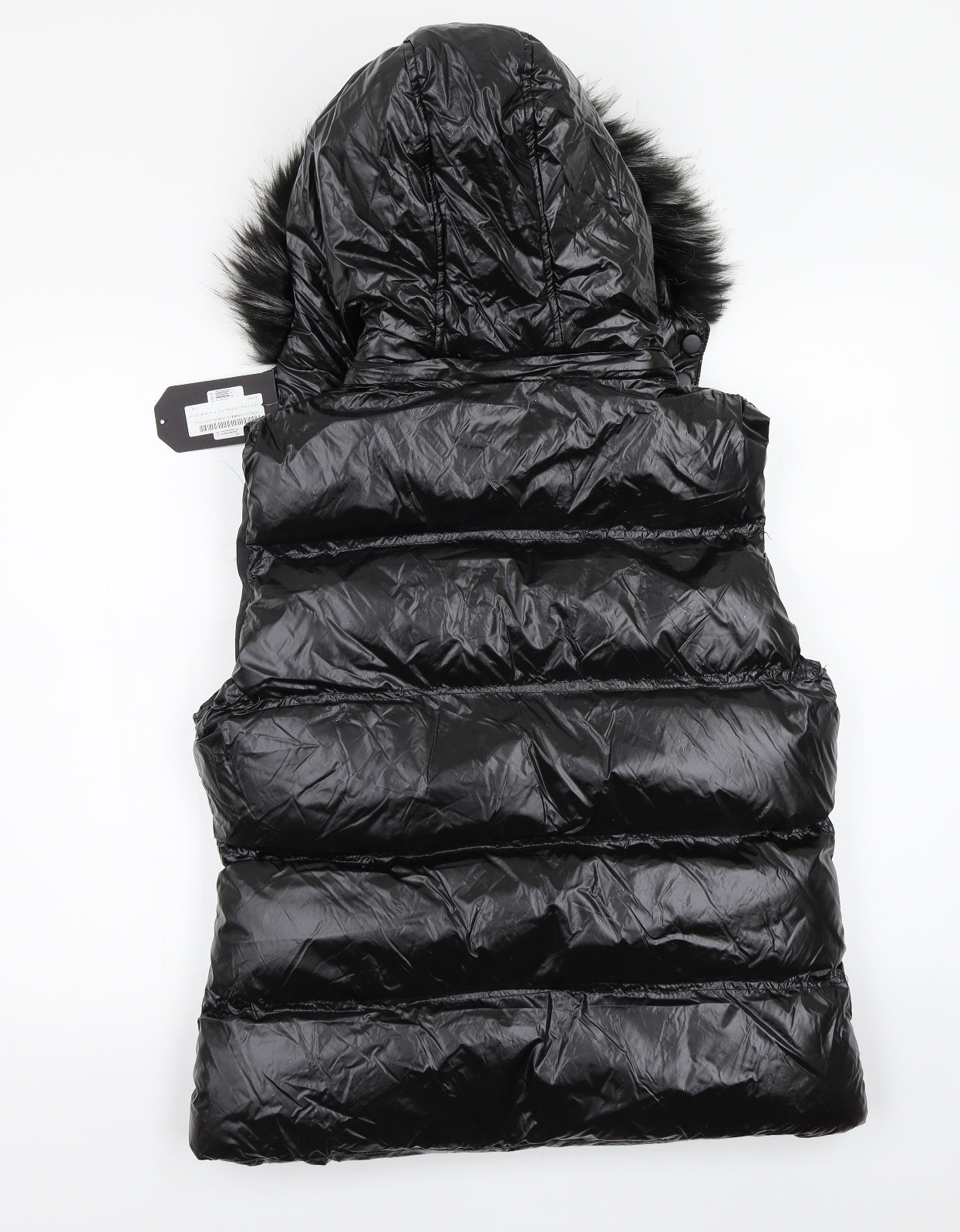 Bravesoul Womens Black   Gilet Coat Size 10