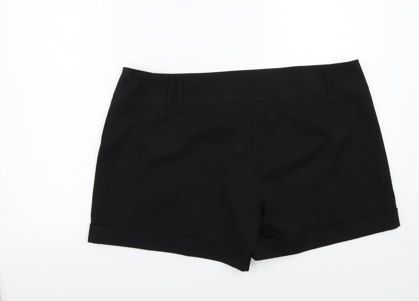 Dorothy Perkins Womens Black   Chino Shorts Size 16