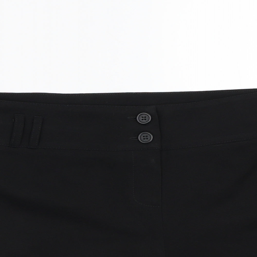 Dorothy Perkins Womens Black   Chino Shorts Size 16
