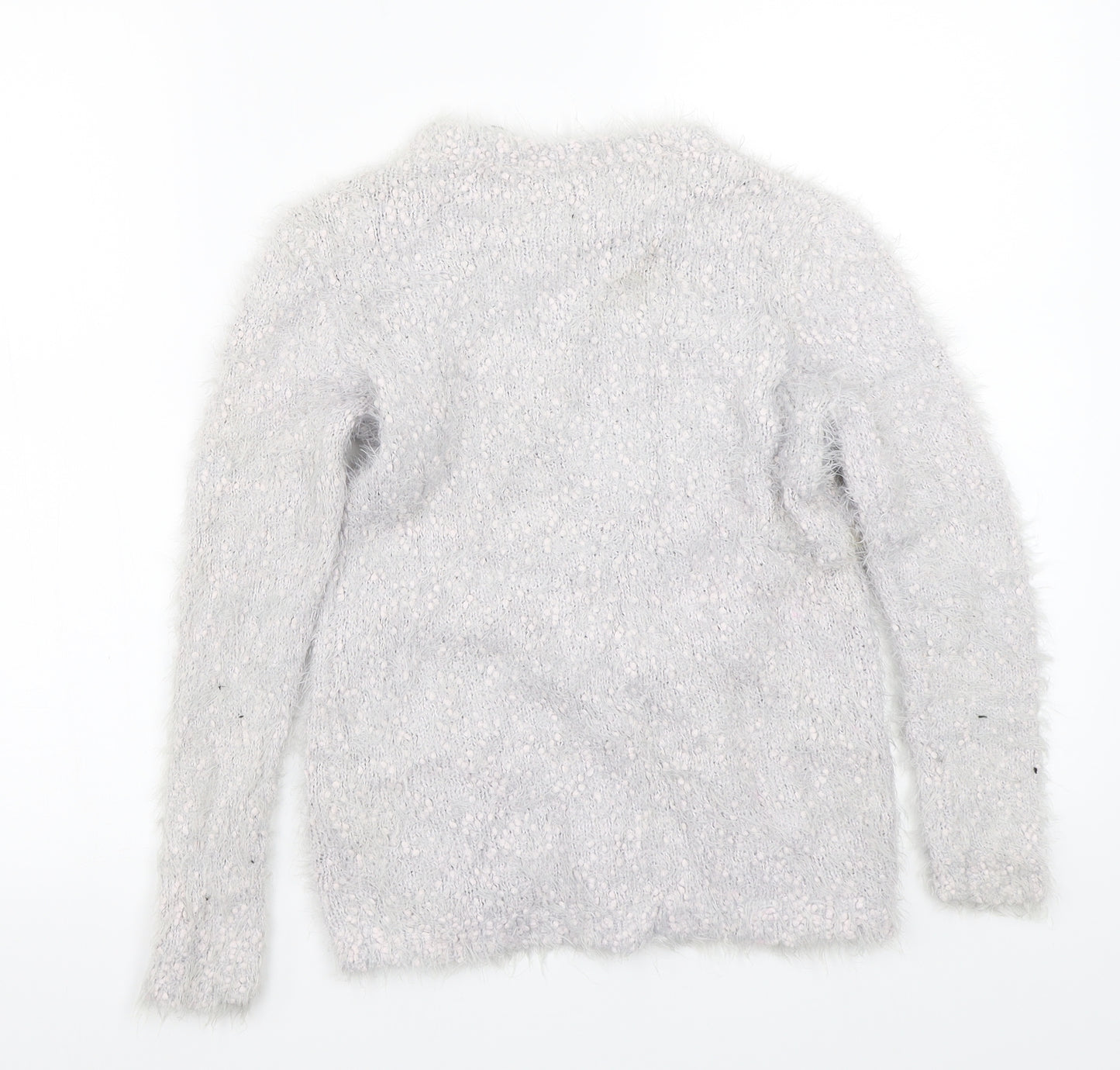 George Girls Grey   Pullover Jumper Size 9-10 Years