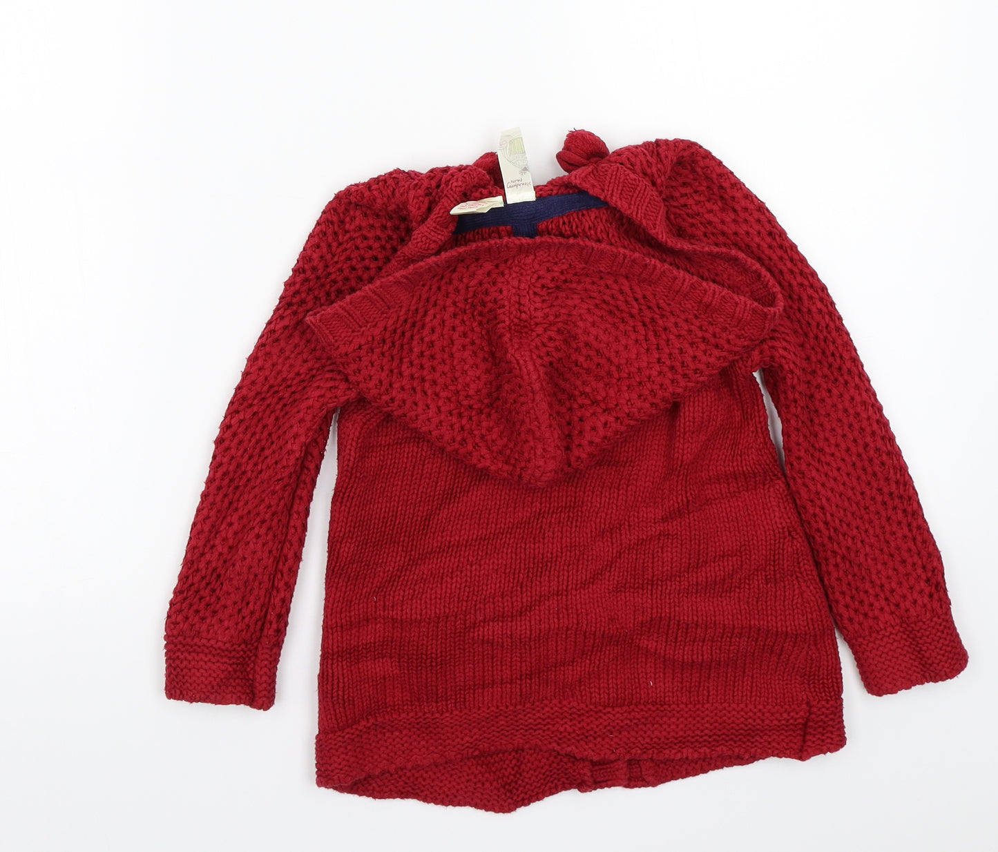 Strawberry Faire Girls Red   Cardigan Hoodie Size 3-4 Years