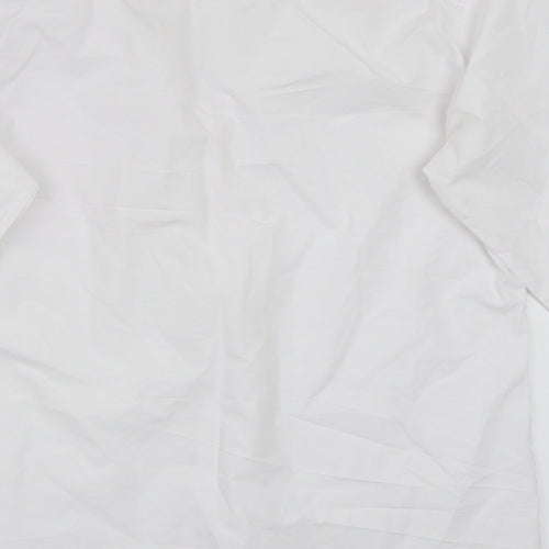 George Girls White  Rayon Basic Button-Up Size 15 Years