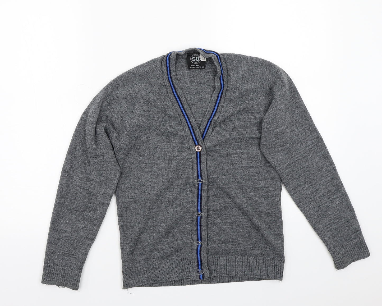 Smart uniforms Womens Grey   Cardigan Jumper Size XS