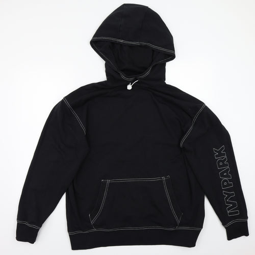 IVY PARK Mens Black   Pullover Hoodie Size M