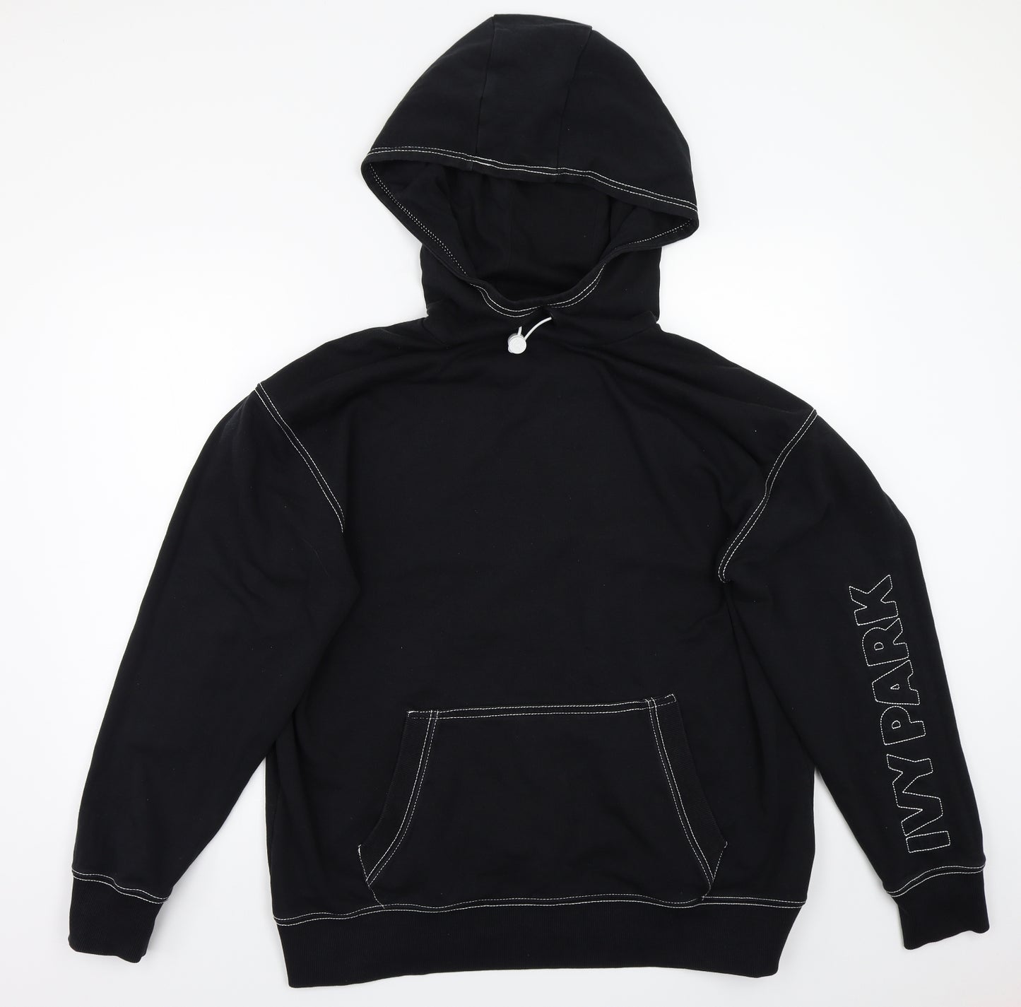IVY PARK Mens Black   Pullover Hoodie Size M