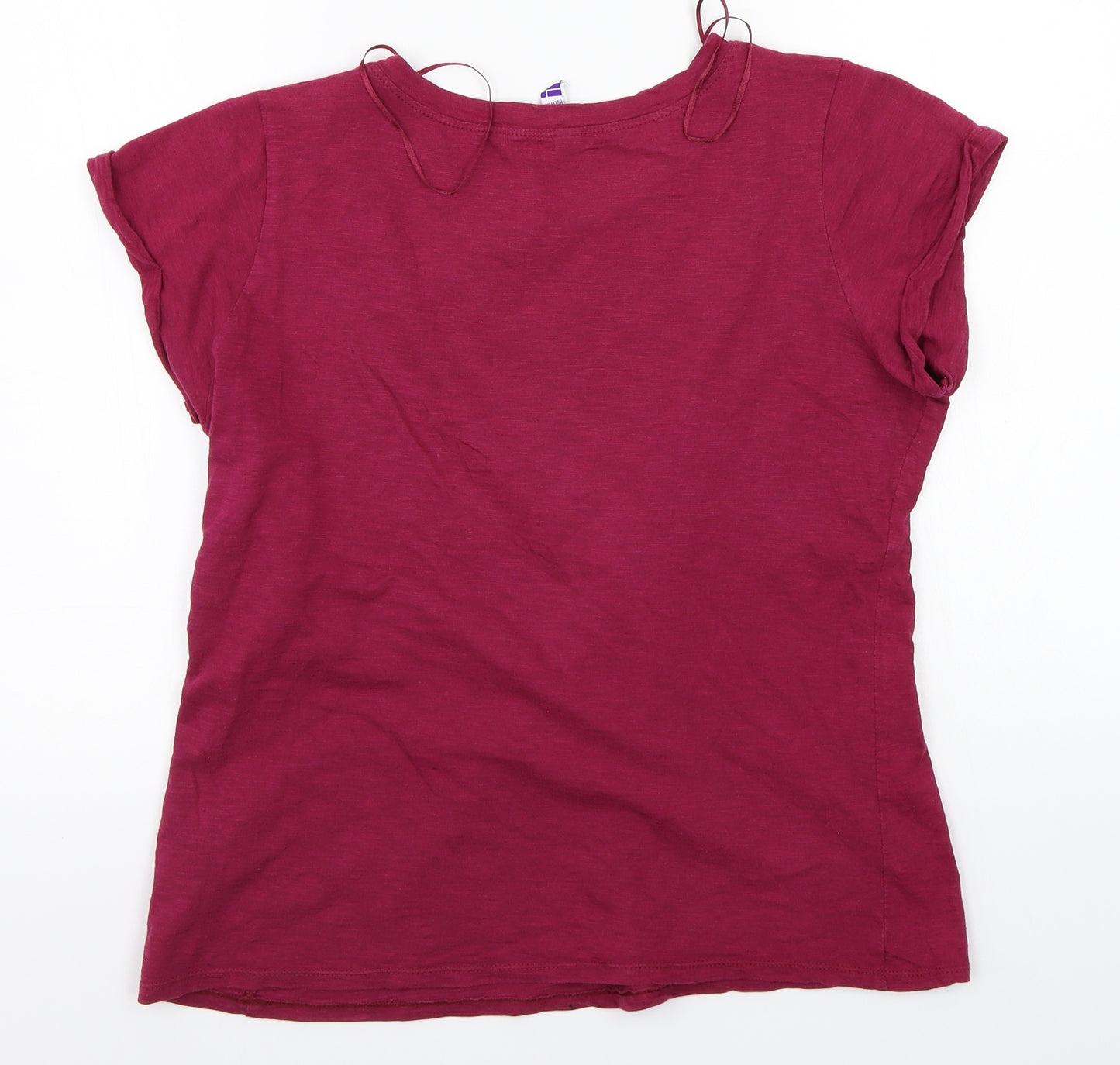 Henry Holland Womens Pink   Basic T-Shirt Size 14