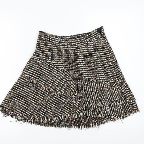 H&M Womens Multicoloured   A-Line Skirt Size 4