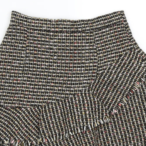 H&M Womens Multicoloured   A-Line Skirt Size 4