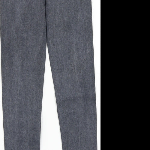 Pretty little thing Womens Grey   Skinny Jeans Size 6 L24 in