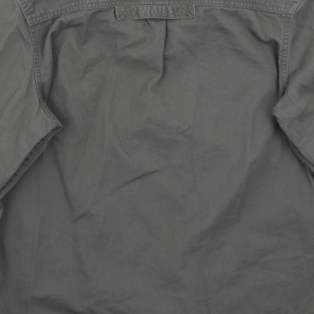 Hudson & Rose Womens Green  Rayon Basic Button-Up Size 12