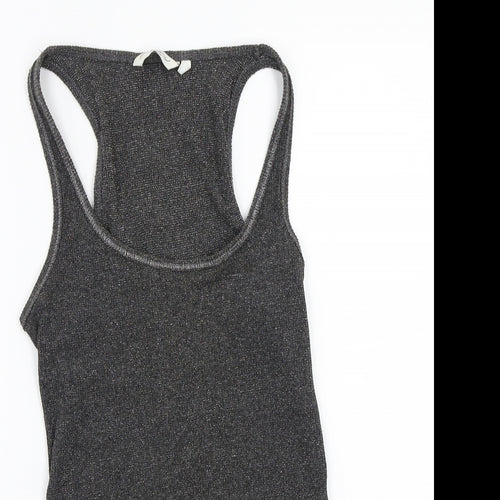 Newlook Womens Grey   Basic Tank Size 14