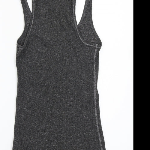 Newlook Womens Grey   Basic Tank Size 14