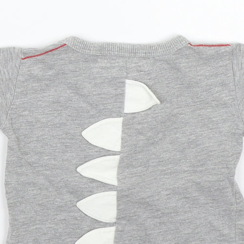 NEXT Baby Grey   Basic T-Shirt Size 3-6 Months