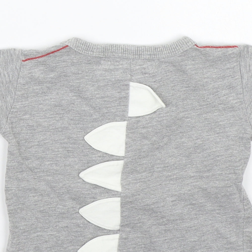 NEXT Baby Grey   Basic T-Shirt Size 3-6 Months
