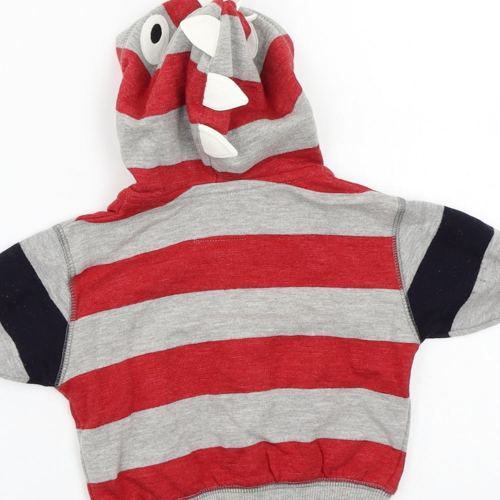 NEXT Baby Grey Striped  Jacket Coat Size 3-6 Months