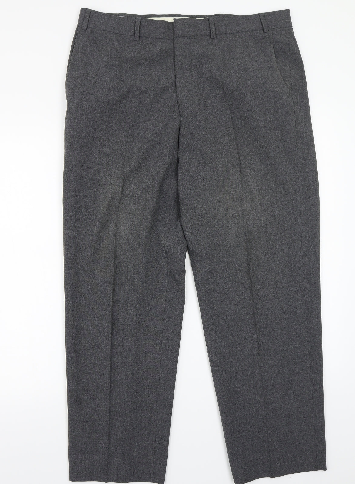 Marks and Spencer Mens Grey   Trousers  Size 34 L28 in