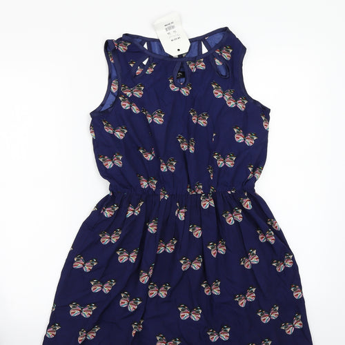 Miss real Womens Blue   A-Line  Size 10