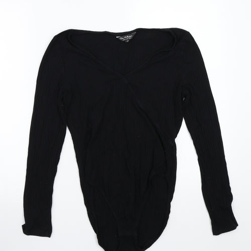 Miss Selfridge Womens Black   Playsuit One-Piece Size 14